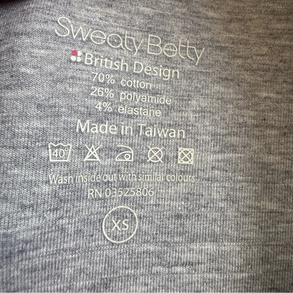 Sweaty Betty | Luxe Long Sleeve Boxy Crop Top Sweater women’s Size XS Oversized